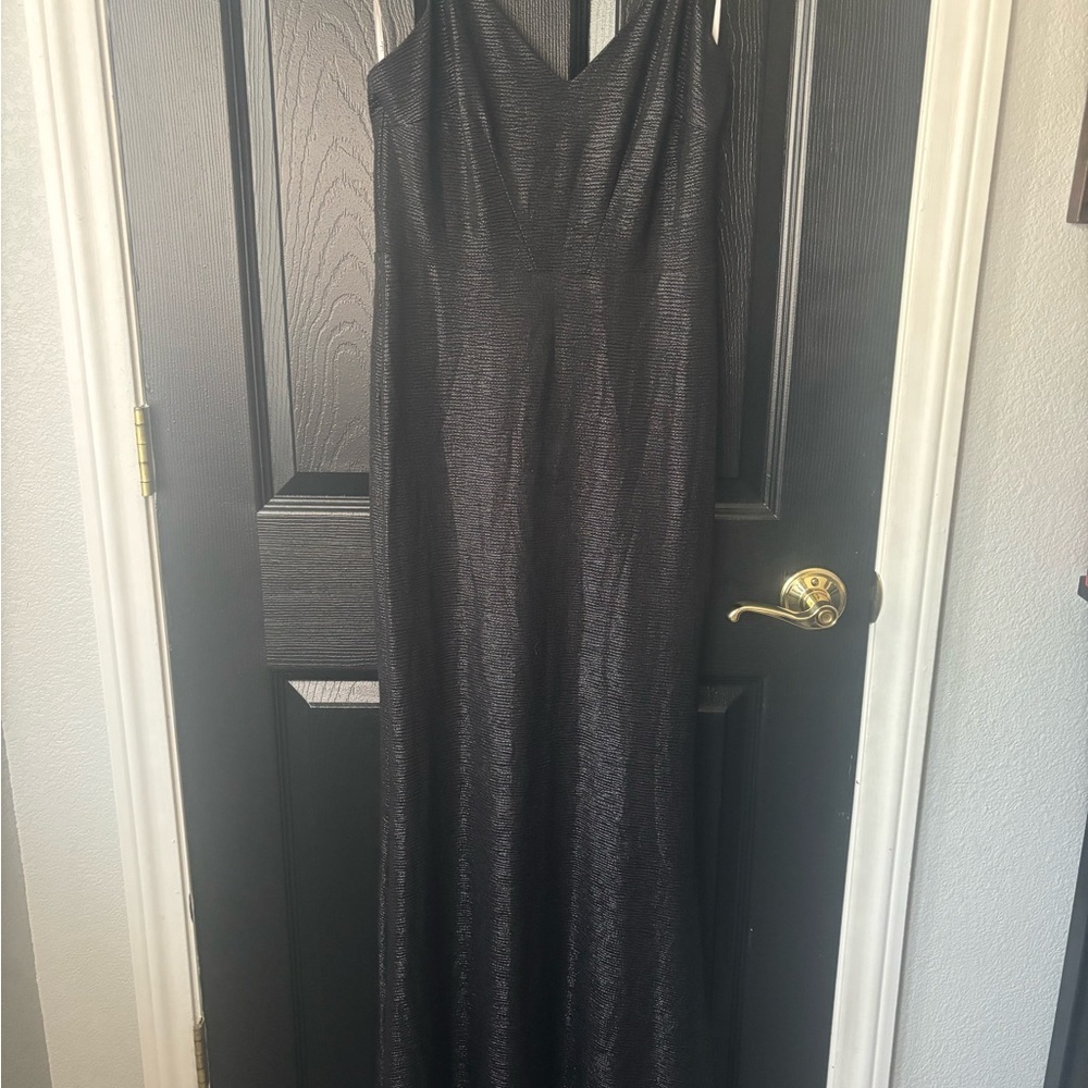 ‼️Price Drop‼️End of Summer Sale‼️ Lulu's Black Sleeveless V-Neck Maxi Gown